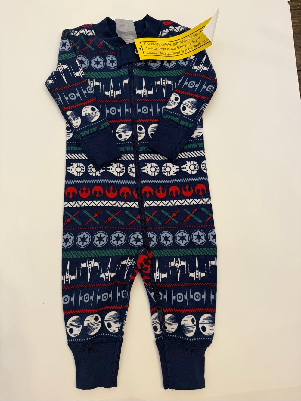 NWT Hanna American x  Star Wars Kids One Piece Pajama size 60